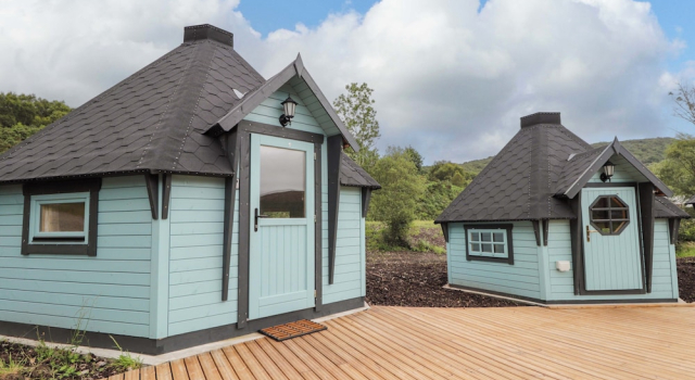 Little Luxe Lodges 1, Buchen Sie Ferienhaus Hotels in Schottland mit Parkplatz, Parkplätze
