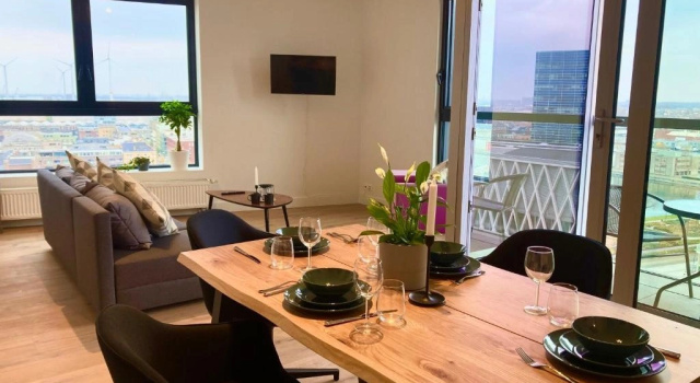 London Tower Apartments - Antwerp, Rezerwuj Apartament Hotele w Bruksela z parkingiem, Parking