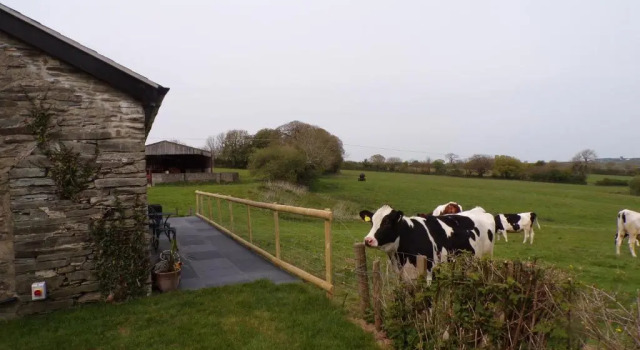 Коттедж Detached barn with valley views near Cardigan