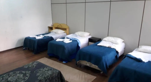 Кровать в общем номере Hostel da Colina Padre Ildo Ghizoni