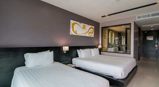 4616 - Studio With Balcony & Pool Near Patong Beach, Забронировать Дом для отпуска Виллы Патонг-Бич, рядом с Арена для бокса, Патонг, Вилла