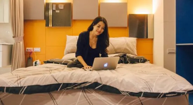 Люкс Superior с видом на город 旅悅 國際青年旅館 DreamWell Hostel