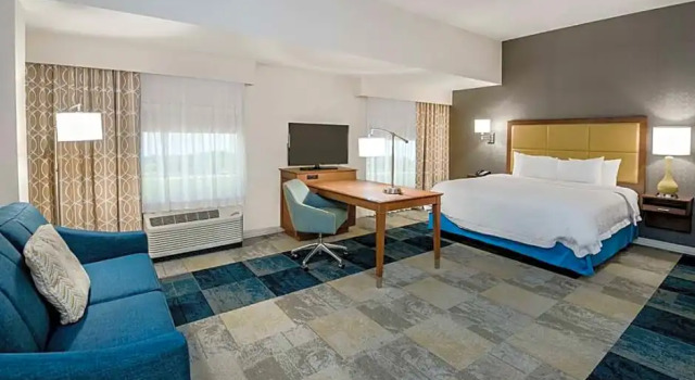 Двухместный номер Mobility Accessible tub Hampton Inn & Suites San Antonio Brooks City Base