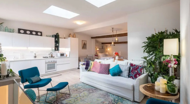 Двухместные апартаменты с балконом Design Loft in Florence