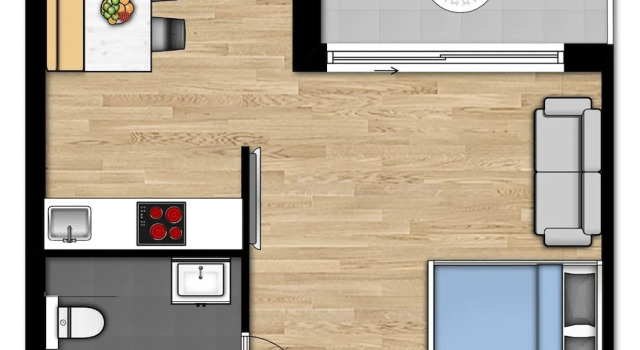 Студия Holiday Suites Jabbeke - Klein Strand