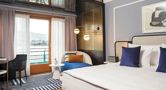 Номер Standard с видом на озеро AMERON Zürich Bellerive au Lac