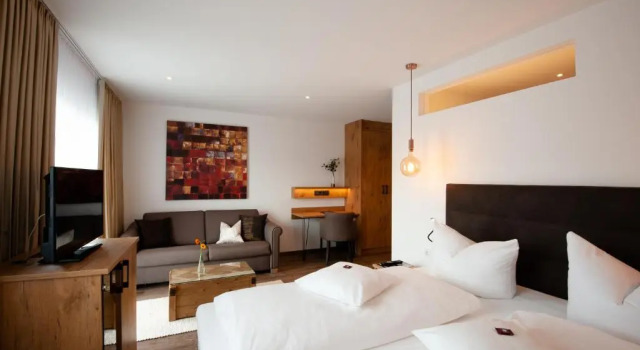 Lüks çift kişilik oda Business- und Wellnesshotel Schwaiger