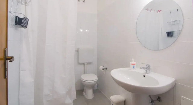 Bett im Wohnheim Hostelleria