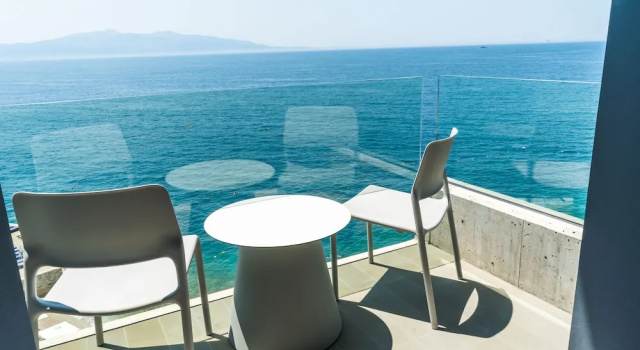 Двухместный номер Standard с балконом и seafront Buzë Boutique Hotel