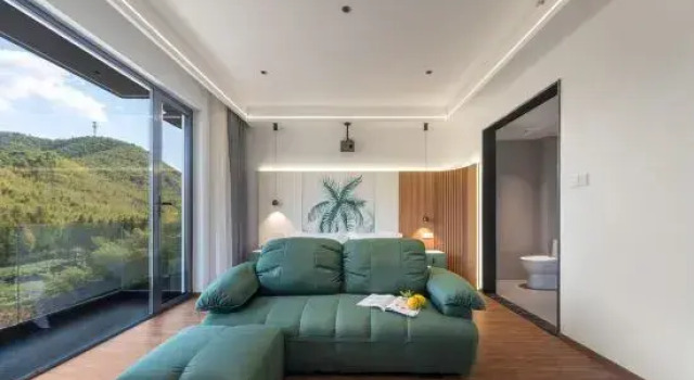 Кровать в общем номере с 6 комнатами Yao Shen Villa