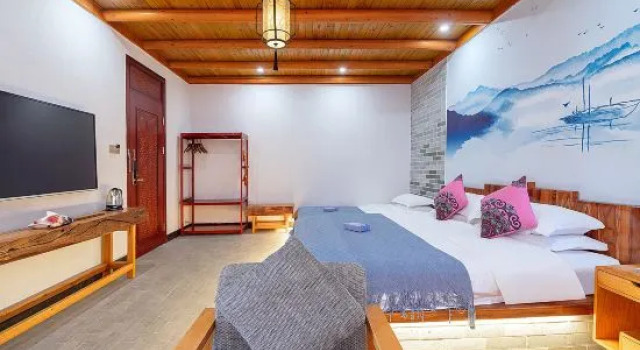 Люкс Qingju Caotang Homestay (Yangshuo Yulong River Jima Wharf Branch)