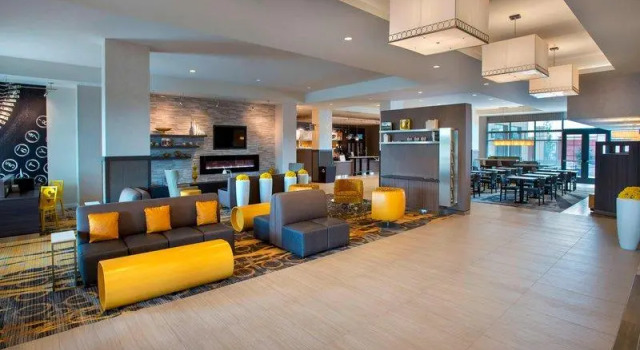 Кровать в общем номере Courtyard by Marriott Philadelphia Lansdale