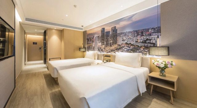 Двухместный номер Standard Atour Hotel Jiuyan Bridge NetEase Strict Selection Chengdu