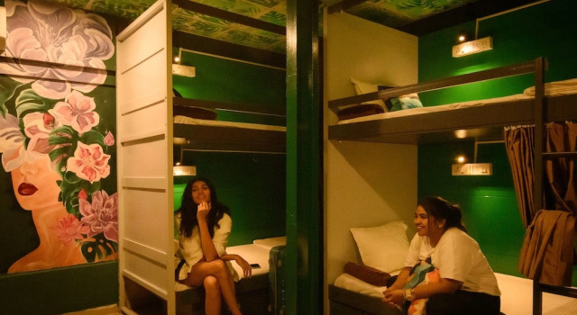 Кровать в общем номере (женский номер) Forrest Hostels