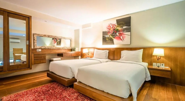 Люкс с видом на сад Pandawa All Suites Hotel
