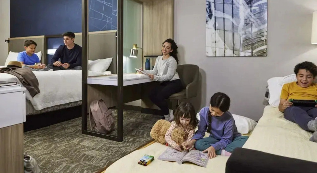 Двухместный люкс SpringHill Suites Fort Wayne Southwest