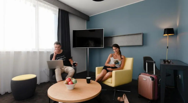Двухместный семейный номер Standard Najeti Hôtel Lille Nord