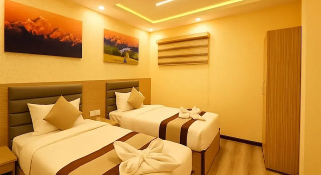 Двухместный номер Deluxe с видом на город Kathmandu Royal Chamber Hotel