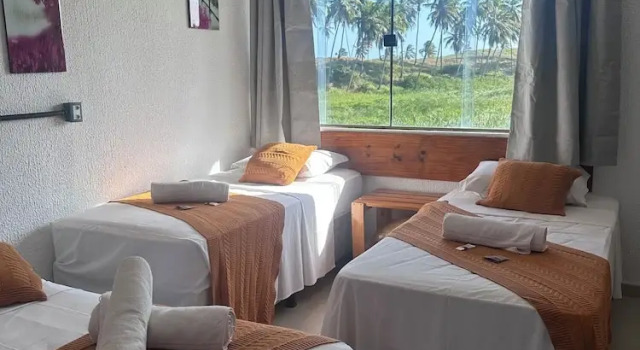 Четырёхместный номер Comfort Pousada Brisa e Mar