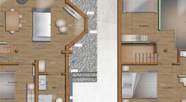 Шале с 2 комнатами Orino Livadi Chalet III