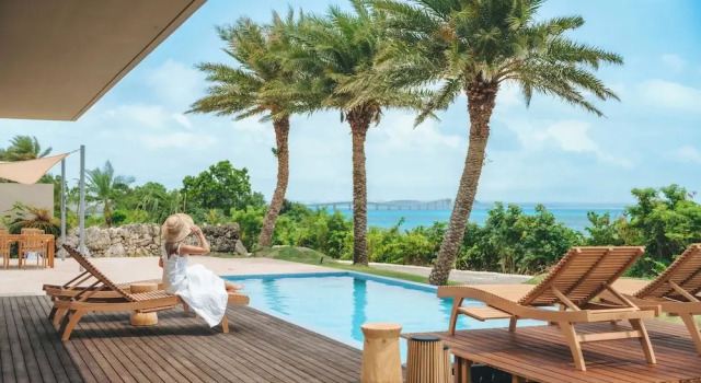 Вилла Luxury с 2 комнатами с видом на океан JIVANA Miyako