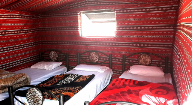 Martian desert camp
