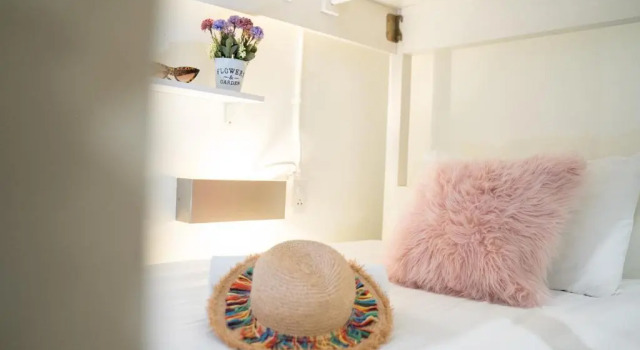 Кровать в общем номере (женский номер) HQ hostel Silom
