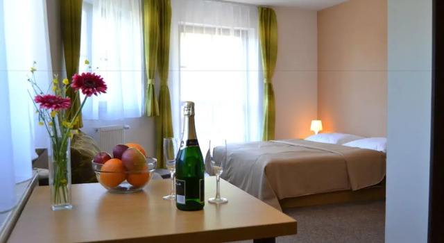 Четырёхместный номер Classic с балконом Wellness hotel Sauna