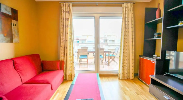 2 bedrooms appartement at Roquetas de Mar 10 m away from the beach with sea view shared pool and furnished terrace, Забронировать Апартаменты/квартира Отели в центре Рокетас-де-Мар, в центре