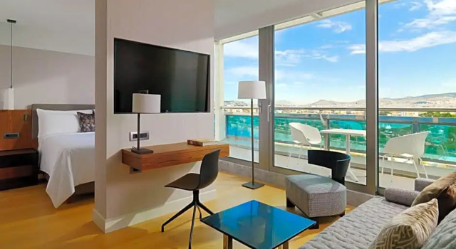 Двухместный полулюкс Athens Marriott Hotel