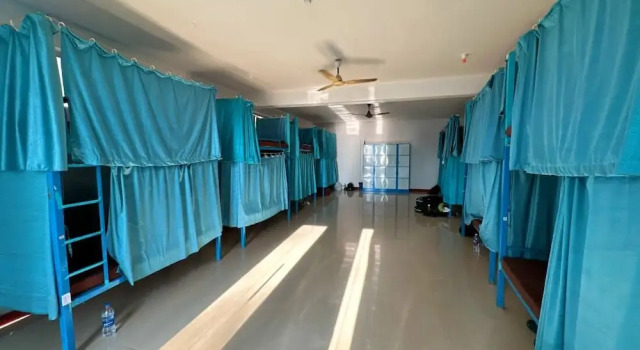 Кровать в общем номере Soul Hostel
