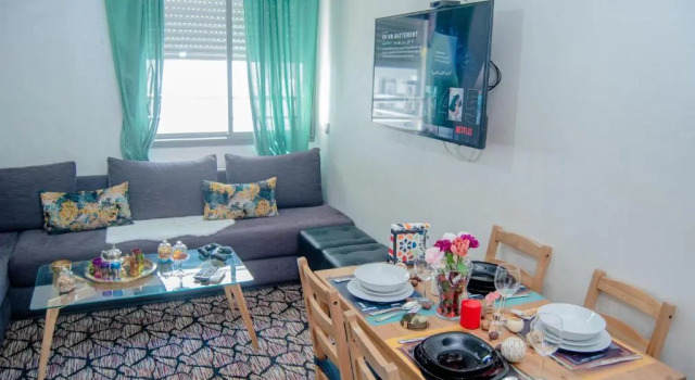 Appartement des rêves Parc Mohammedia, Rezervasyon Daire Doukkala-Abda otoparklı oteller, Otopark