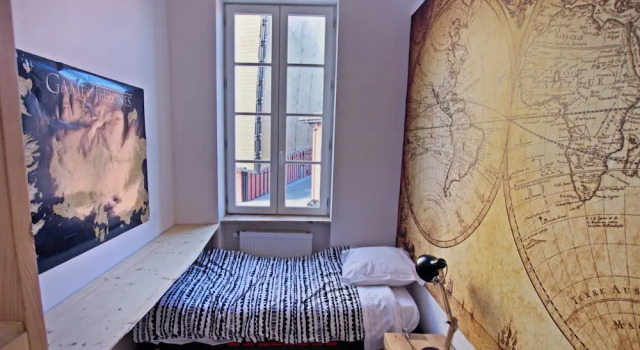 Şehir manzaralı Ekonomi üç kişilik oda Hostel les Cordées Liées