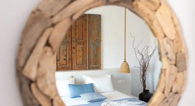 Двухместный номер Standard с балконом и с видом на город Lindos Portes Suites