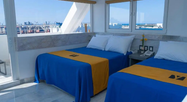 Camera doppia Standard con balcone e con vista mare Hawaii Hotel Veracruz