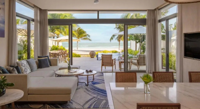 The Level вилла с бассейном с 3 комнатами рядом с пляжем Meliá Ho Tram Beach Resort