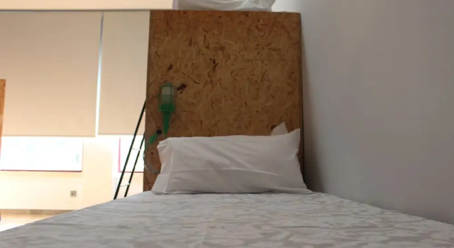 Кровать в общем номере с видом на горы Hostel Pia do Urso