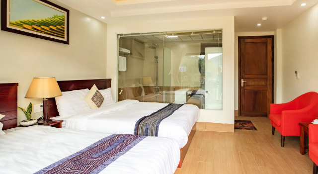 Golden Lotus Hotel Sapa, Забронировать Отель Шапа Лаокай, рядом с Рынок Сапа