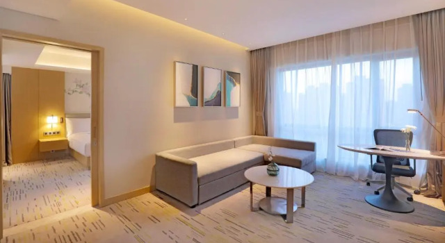 Двухместный люкс c 1 комнатой Hilton Garden Inn Changzhou Xinbei