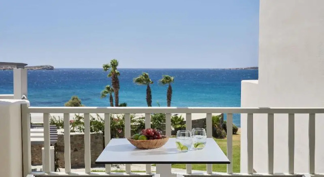 Двухместный номер Deluxe с балконом и с видом на море Poseidon of Paros Hotel & Spa