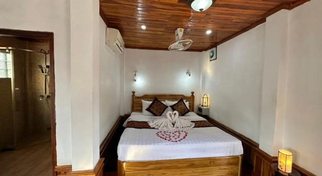 Двухместный номер Deluxe с балконом Villa Thida Mekong Riverside