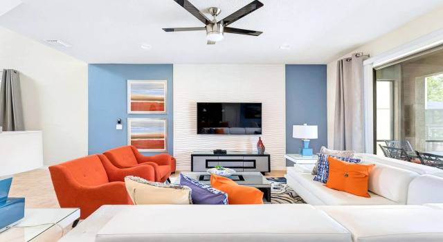 No Rear Neighbor 5BR Disney Pool Villa w Spa