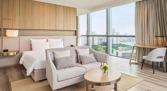Двухместный номер Deluxe Novotel Shanghai Qingpu Excellence