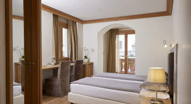 Superior- dobbelt værelse med altan Rezia Hotel Bormio