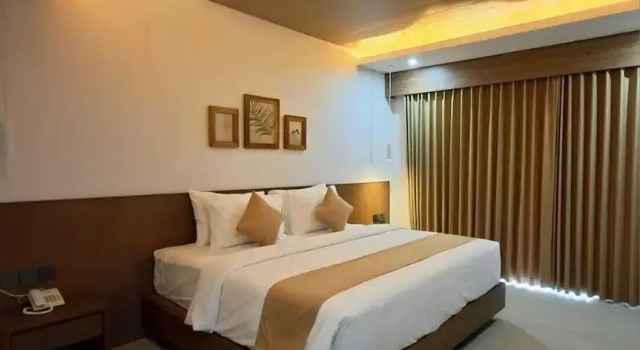 Двухместный номер Deluxe с балконом и с видом на бассейн TIKA Lombok