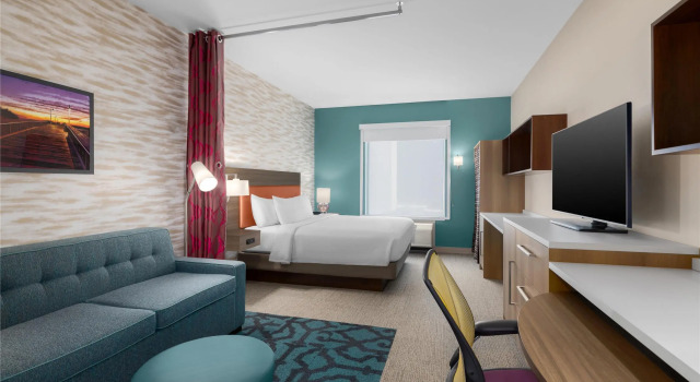 Двухместный люкс Home2 Suites By Hilton Virginia Beach Princess Anne