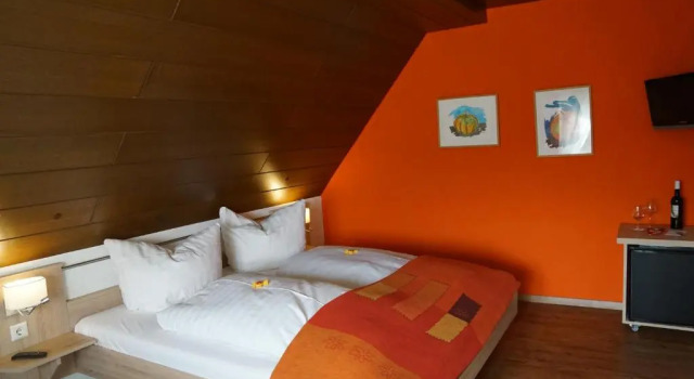 Двухместный номер Standard Gasthof zum Adler - Wahlwies-3 km z Bodensee Hotel geöffnet - Rest-Mo-Di-geschl