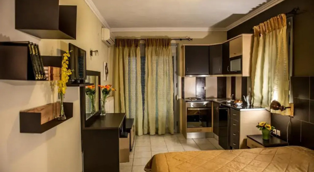 Двухместный номер Deluxe с балконом sozos inn hotel vonitsa