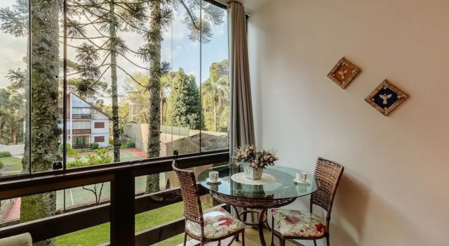 Apt Duplex With Fireplace in Gramado Rln204
