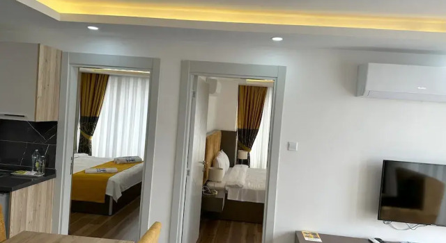 Standardní Rodinný pokoj a částečným výhledem na moře Nurel Shark Residence